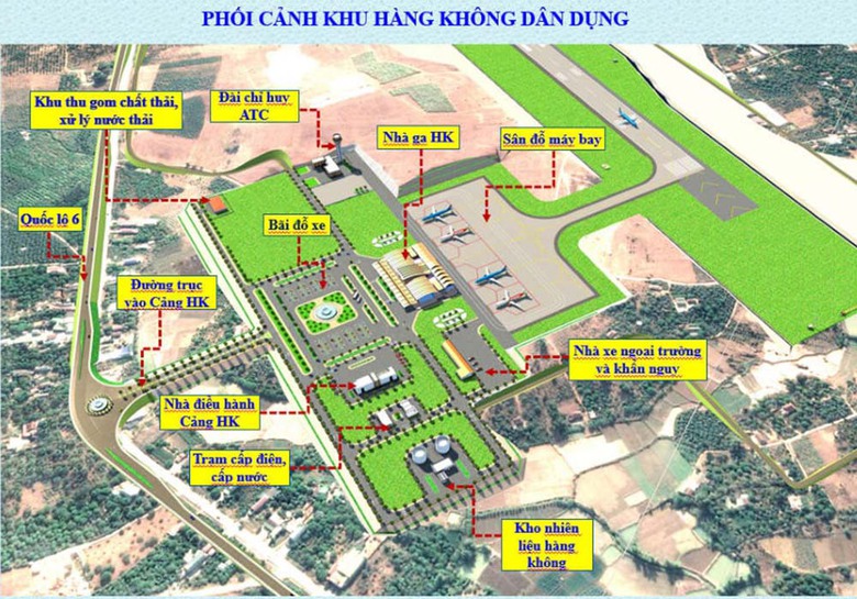 Lập quy hoạch s&acirc;n bay N&agrave; Sản- Ảnh 1.