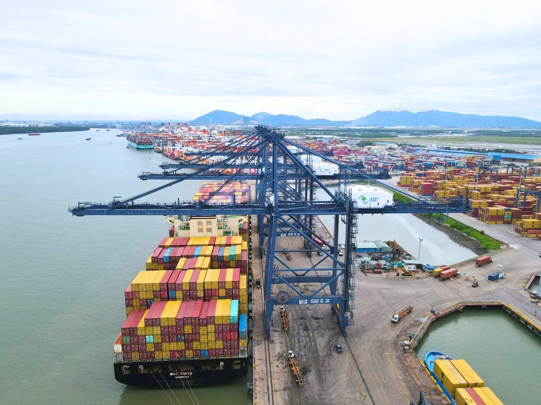 Cảng Việt Nam đ&oacute;n t&agrave;u container sức chở 8.000 Teus đi ch&acirc;u &Acirc;u- Ảnh 2.
