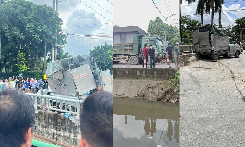 Hiện trường vụ tai nạn khiến 4 người tử vong ở Hà Nội- Ảnh 2. Hiện trường vụ tai nạn khiến 4 người tử vong ở Hà Nội- Ảnh 2.