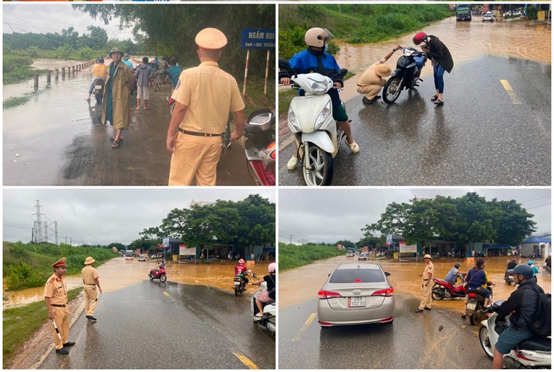 Mưa lớn khiến nhiều tuyến đường ở Hòa Bình sạt lở, ngập như sông- Ảnh 2. Mưa lớn khiến nhiều tuyến đường ở Hòa Bình sạt lở, ngập như sông- Ảnh 2.
