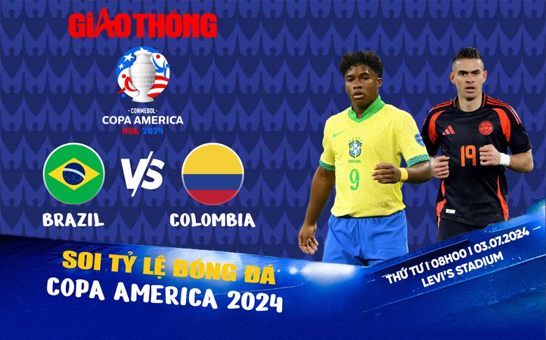 Soi tỷ lệ Brazil vs Colombia (8h ng&agrave;y 3/7), bảng D Copa America 2024- Ảnh 1.