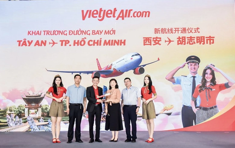 Mở đường bay nối TP.HCM - T&acirc;y An (Trung Quốc), Vietjet tung loạt v&eacute; 0 đồng- Ảnh 1.