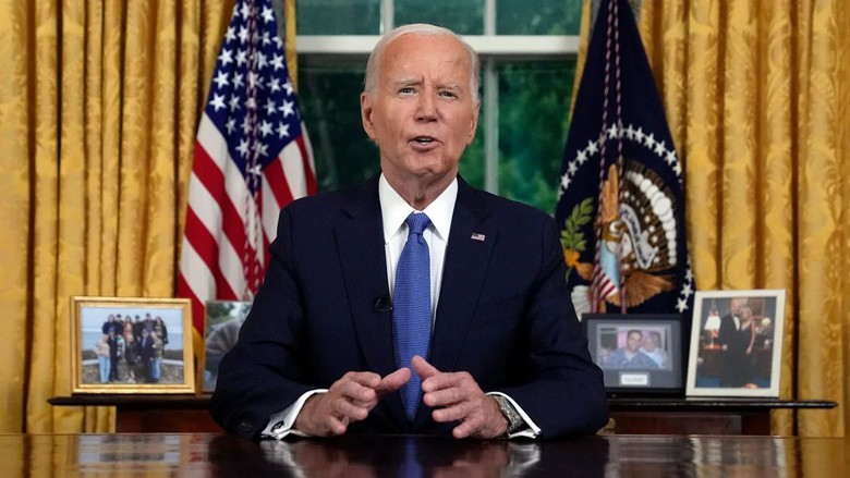 Tổng thống Mỹ Joe Biden ch&iacute;nh thức c&ocirc;ng khai l&yacute; do dừng tranh cử- Ảnh 1.