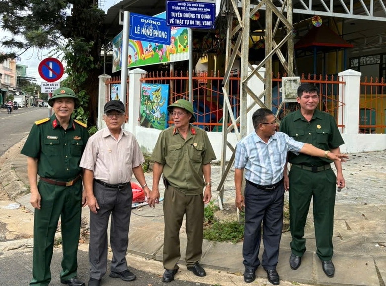 Gia Lai: Nh&acirc;n rộng m&ocirc; h&igrave;nh cựu chiến binh tham gia đảm bảo trật tự ATGT- Ảnh 1.