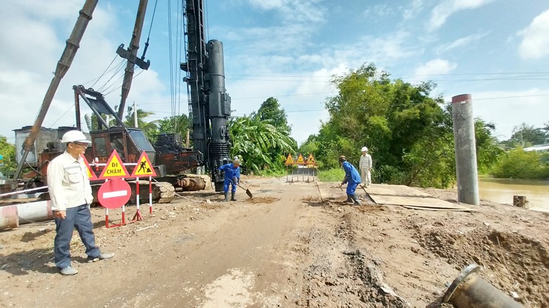 Tuyến Cao L&atilde;nh - Lộ Tẻ đang thi c&ocirc;ng ra sao?- Ảnh 3.