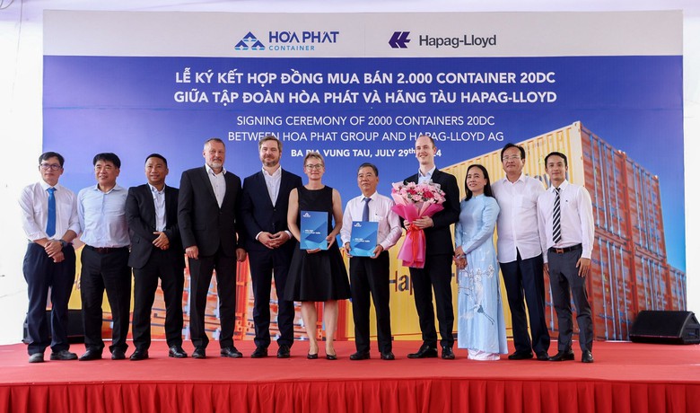 H&ograve;a Ph&aacute;t cung cấp container "Made in Vietnam" cho h&atilde;ng t&agrave;u Hapag-Lloyd- Ảnh 1.