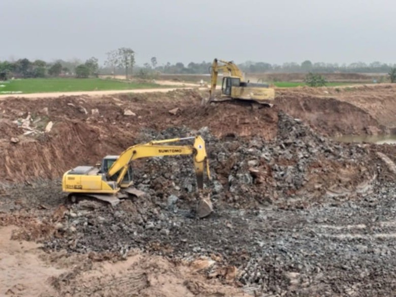 Một nam thiếu ni&ecirc;n đuối nước tại dự &aacute;n hồ điều h&ograve;a ở Vĩnh Ph&uacute;c- Ảnh 1.