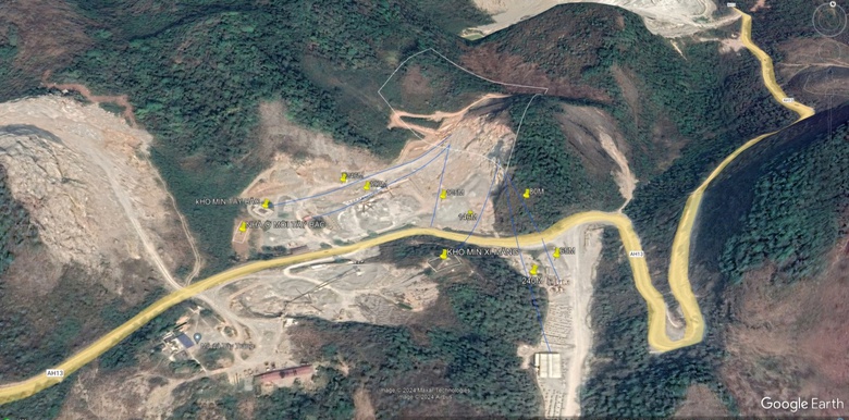 R&agrave; so&aacute;t mỏ đ&aacute; chờ cấp ph&eacute;p nổ m&igrave;n vẫn cho xe chở qu&aacute; tải ở Điện Bi&ecirc;n- Ảnh 3.