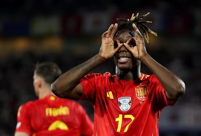 Đội h&igrave;nh ra s&acirc;n T&acirc;y Ban Nha vs Đức: &ldquo;Bữa tiệc&rdquo; tấn c&ocirc;ng- Ảnh 1.