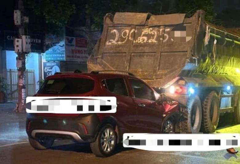 Hiện trường vụ tai nạn.