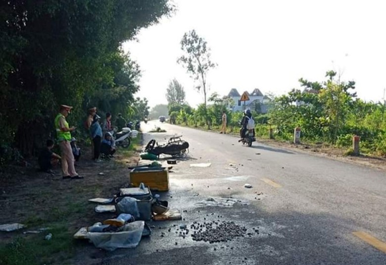 Hiện trường vụ tai nạn. Hiện trường vụ tai nạn.