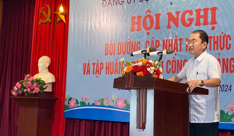 Đảng ủy Bộ GTVT bồi dưỡng, tập huấn nghiệp vụ c&ocirc;ng t&aacute;c Đảng- Ảnh 3.