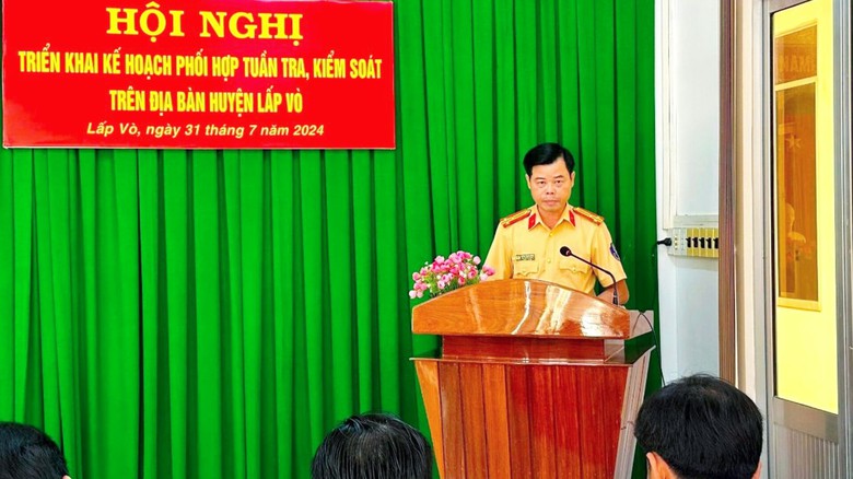 Đồng Th&aacute;p: Triển khai kế hoạch bảo đảm trật tự an to&agrave;n giao th&ocirc;ng địa b&agrave;n phức tạp- Ảnh 1.