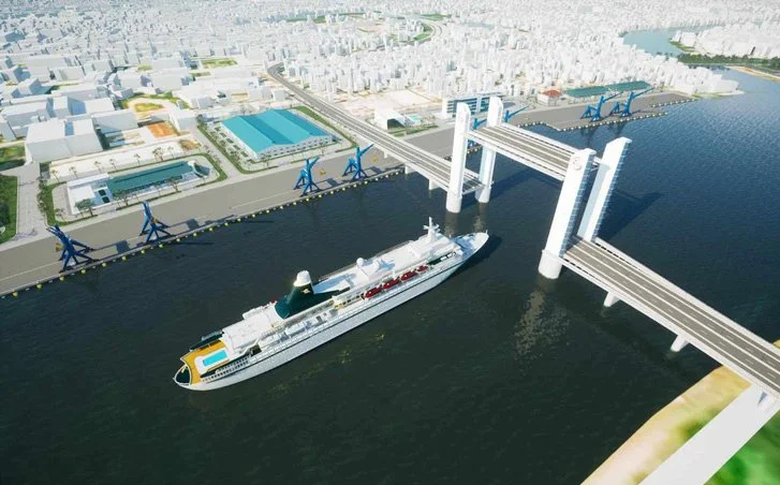 Cầu Thủ Thi&ecirc;m 4 sẽ c&oacute; tĩnh kh&ocirc;ng cố định 15m thay v&igrave; n&acirc;ng hạ l&ecirc;n 45m- Ảnh 3.