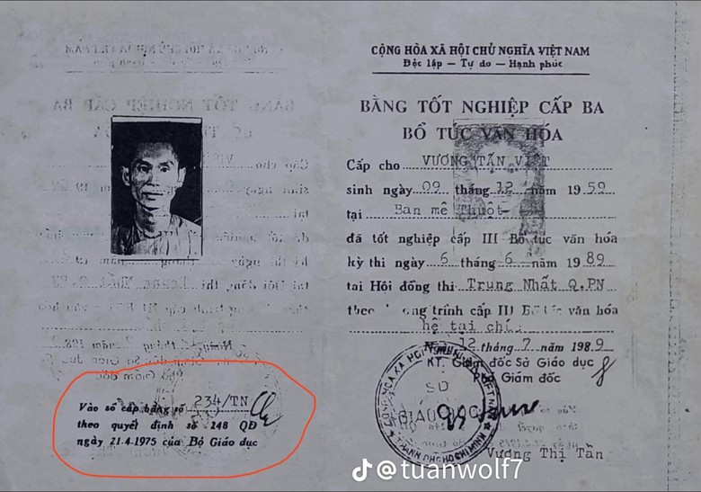 Sở GD&ĐT TP.HCM: &Ocirc;ng Vương Tấn Việt kh&ocirc;ng c&oacute; t&ecirc;n trong danh s&aacute;ch thi tốt nghiệp THPT- Ảnh 1.