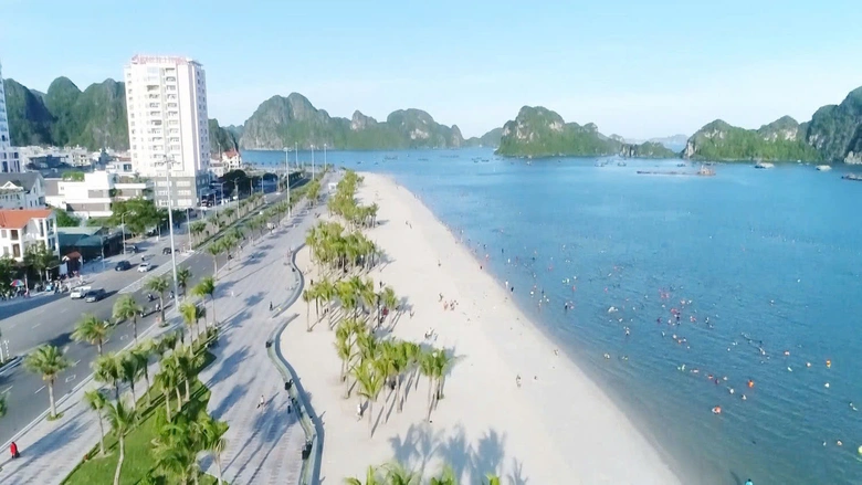 Quảng Ninh: Phớt lờ biển cấm, xe đỗ t&ugrave;y tiện tr&ecirc;n đường ven biển- Ảnh 1.
