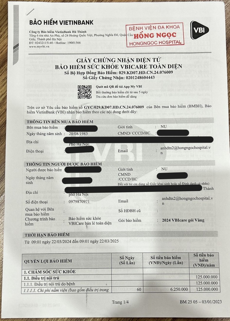 Bệnh nh&acirc;n tố Bệnh viện Hồng Ngọc kh&ocirc;ng ph&aacute;t hiện ung thư l&agrave;m họ mất cơ hội điều trị sớm- Ảnh 3.