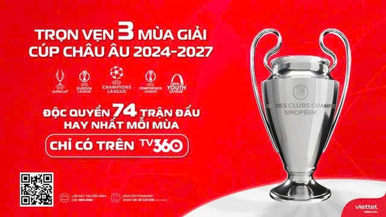 TV360 độc quyền 74 trận hay nhất mỗi m&ugrave;a tại C&uacute;p C1 ch&acirc;u &Acirc;u- Ảnh 1.