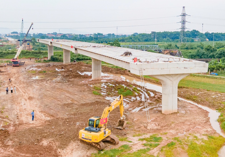 Tiến độ mới nhất dự &aacute;n V&agrave;nh đai 4 - V&ugrave;ng Thủ đ&ocirc;- Ảnh 1.