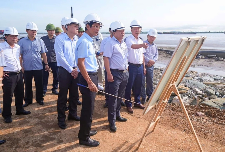Hải Ph&ograve;ng: Đưa dự &aacute;n tuyến đ&ecirc; biển Nam Đ&igrave;nh Vũ về đ&iacute;ch đ&uacute;ng hẹn- Ảnh 2.
