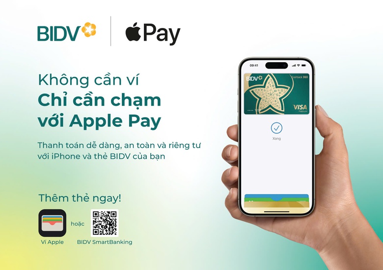 BIDV giới thiệu dịch vụ thanh to&aacute;n Apple Pay đến chủ thẻ- Ảnh 2.