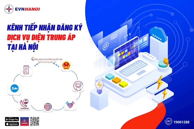 Chỉ "một chạm", l&agrave;m thủ tục với EVNHANOI dễ d&agrave;ng- Ảnh 1.