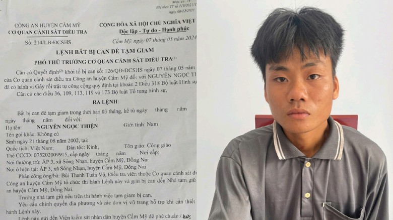 Đối tượng tham gia hỗn chiến trốn từ Đồng Nai sang An Giang th&igrave; bị bắt- Ảnh 1.