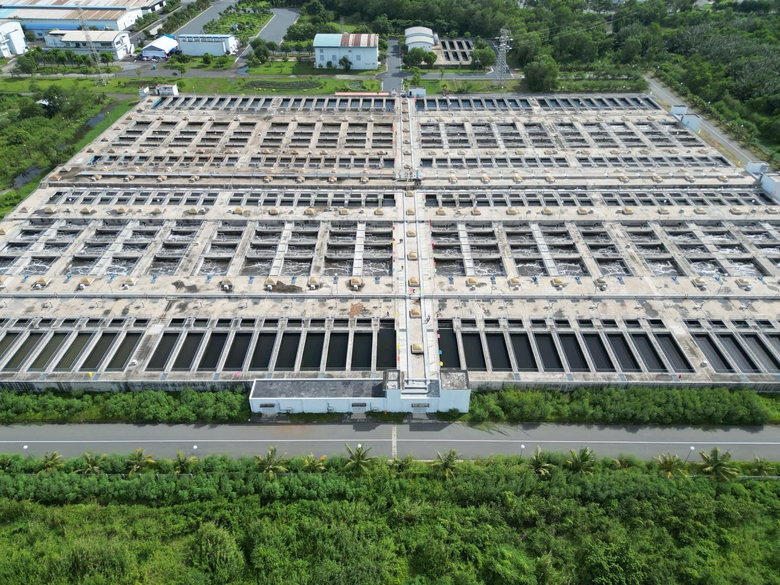 Cận cảnh nhà máy xử lý nước thải lớn nhất nước vừa khánh thành- Ảnh 1. Cận cảnh nhà máy xử lý nước thải lớn nhất nước vừa khánh thành- Ảnh 1.