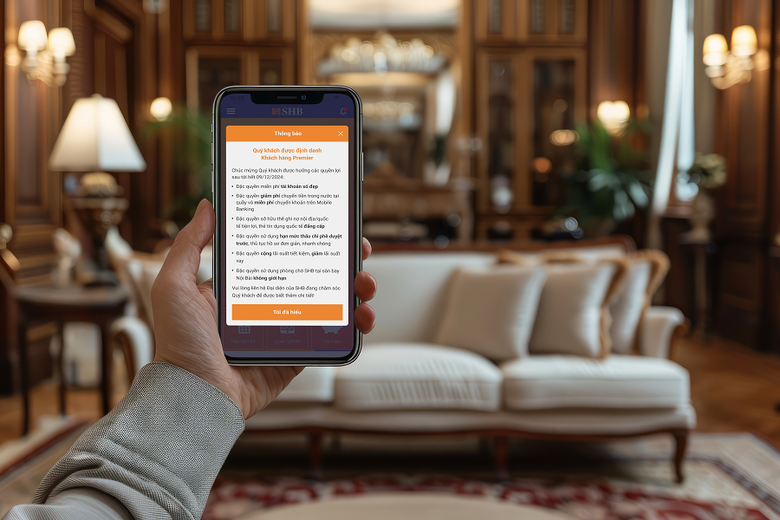 SHB Mobile cập nhật t&iacute;nh năng d&agrave;nh ri&ecirc;ng cho kh&aacute;ch h&agrave;ng cao cấp- Ảnh 1.