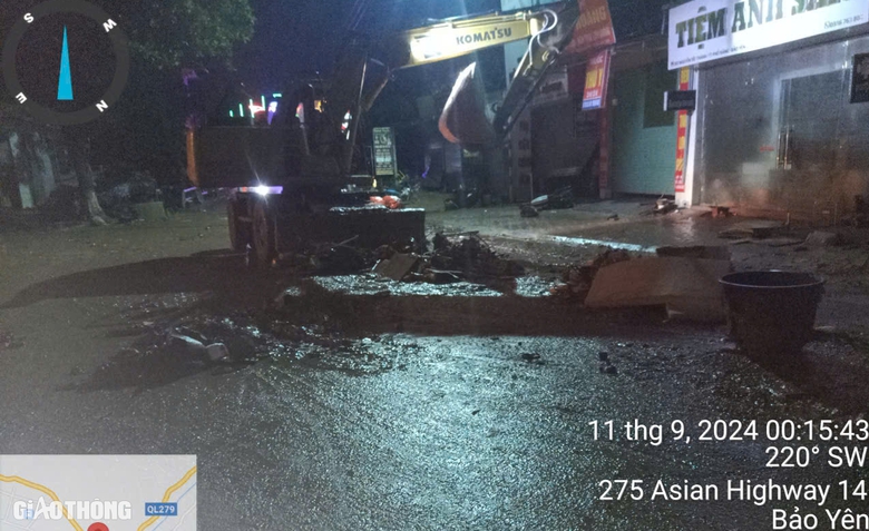 Mở đường tới điểm sạt lở 100 người mất t&iacute;ch tại L&agrave;o Cai: "Cố gắng từng ph&uacute;t để cứu người"- Ảnh 4.