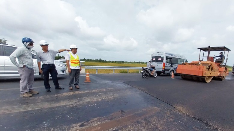 Bắt đầu b&ugrave; l&uacute;n cho 25 vị tr&iacute; đầu cầu tr&ecirc;n tuyến tr&aacute;nh Long Xuy&ecirc;n- Ảnh 2.