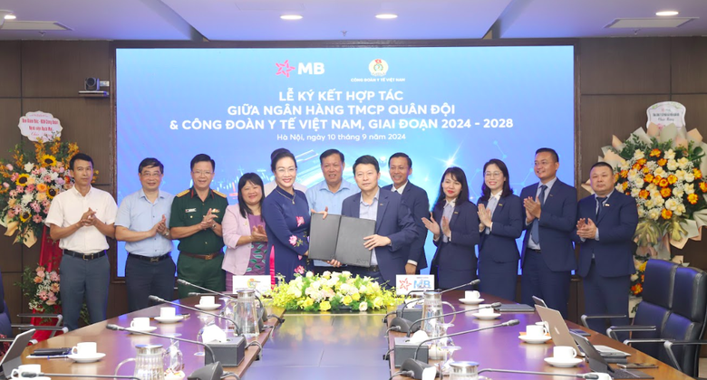 MB k&yacute; kết hợp t&aacute;c với C&ocirc;ng đo&agrave;n Y tế Việt Nam- Ảnh 1.