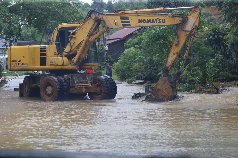 Thị trấn Phố R&agrave;ng ở L&agrave;o Cai ngổn ngang sau lũ- Ảnh 10.