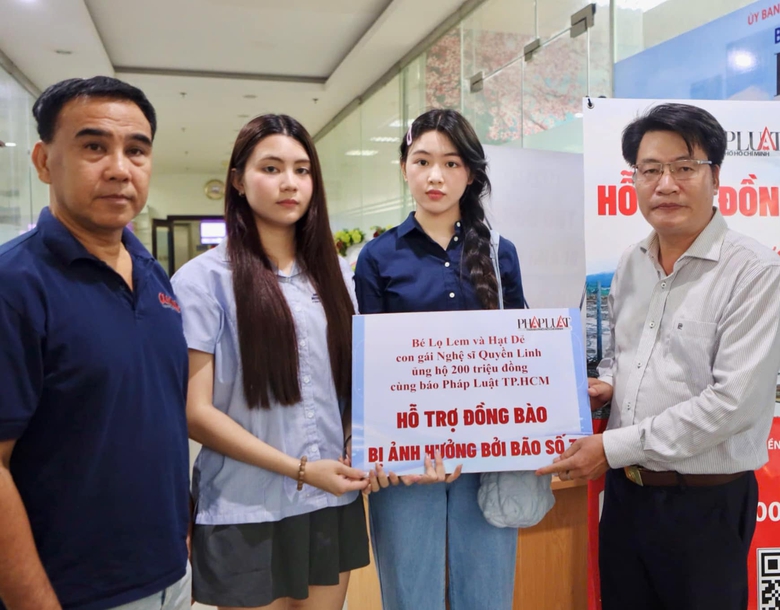 Quyền Linh lên tiếng khi con gái đem 200 triệu tiết kiệm ủng hộ đồng bào vùng lũ- Ảnh 1. Quyền Linh lên tiếng khi con gái đem 200 triệu tiết kiệm ủng hộ đồng bào vùng lũ- Ảnh 1.