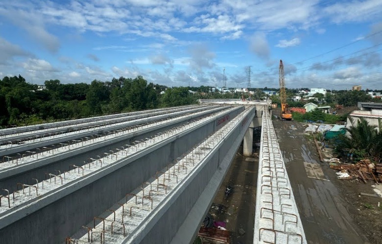 Long An: Đường nối cao tốc Trung Lương bị chậm do vướng mặt bằng 99 hộ d&acirc;n- Ảnh 1.