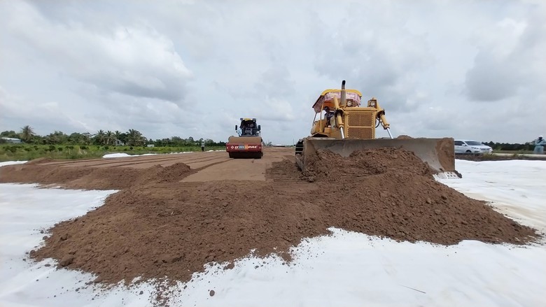 C&oacute; c&aacute;t, cao tốc Cao L&atilde;nh - An Hữu bứt ph&aacute; thi c&ocirc;ng- Ảnh 4.
