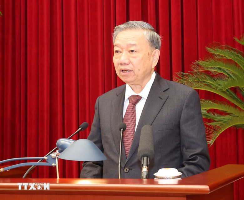 Ph&aacute;t biểu bế mạc của Tổng B&iacute; thư, Chủ tịch nước T&ocirc; L&acirc;m tại Hội nghị Trung ương 10- Ảnh 1.