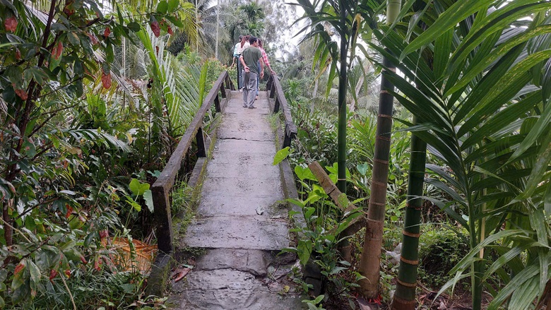 Khởi c&ocirc;ng x&acirc;y cầu nối hai ấp v&ugrave;ng s&acirc;u ở S&oacute;c Trăng- Ảnh 2.