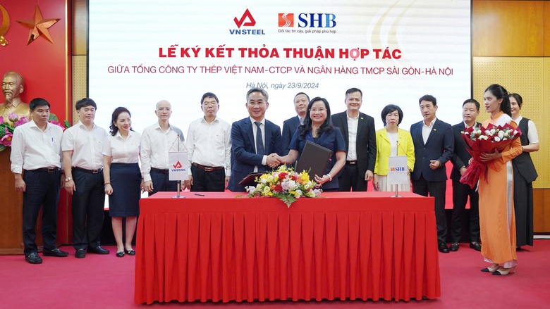 SHB k&yacute; kết hợp t&aacute;c với Tổng c&ocirc;ng ty Th&eacute;p Việt Nam- Ảnh 1.