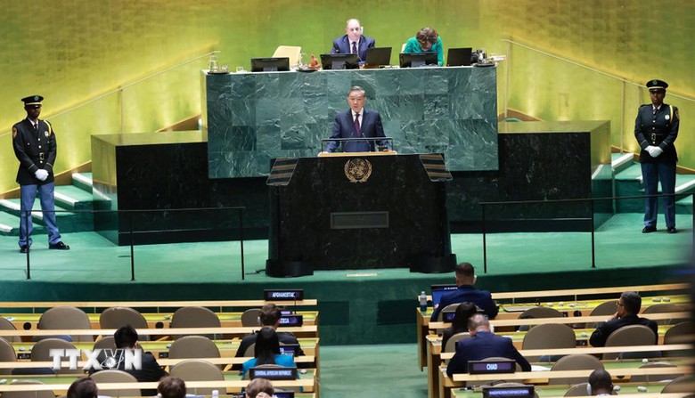 Tổng B&iacute; thư, Chủ tịch nước T&ocirc; L&acirc;m k&ecirc;u gọi c&aacute;c quốc gia chung tay kiến tạo h&ograve;a b&igrave;nh- Ảnh 2.