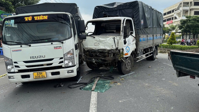 Kẻ cướp xe tải g&acirc;y tai nạn li&ecirc;n ho&agrave;n tr&ecirc;n quốc lộ 91, một người tử vong- Ảnh 2.