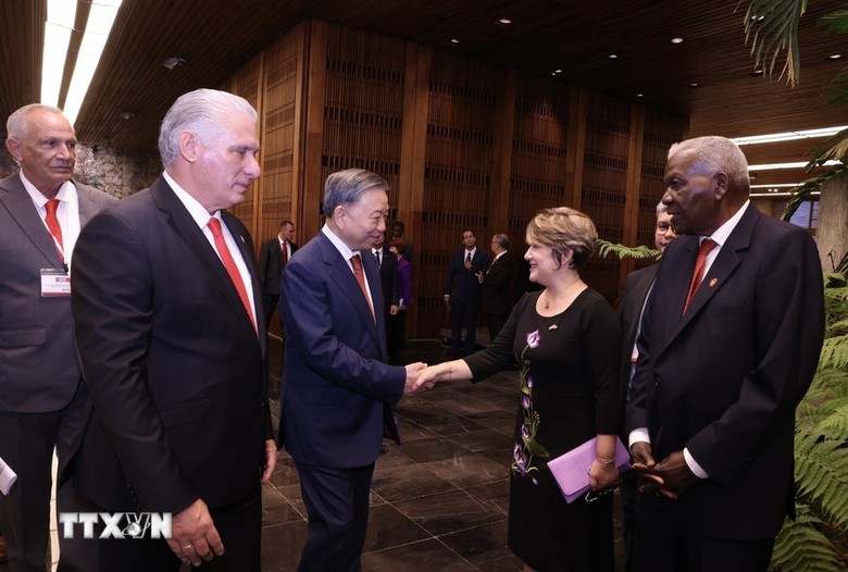 Cuba tổ chức trọng thể lễ đón Tổng Bí thư, Chủ tịch nước Tô Lâm- Ảnh 4. Cuba tổ chức trọng thể lễ đón Tổng Bí thư, Chủ tịch nước Tô Lâm- Ảnh 4.