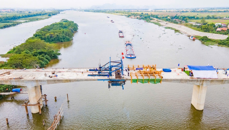 Ho&agrave;n th&agrave;nh cầu Bến Mới nối Nam Định - Ninh B&igrave;nh trong th&aacute;ng 10- Ảnh 1.