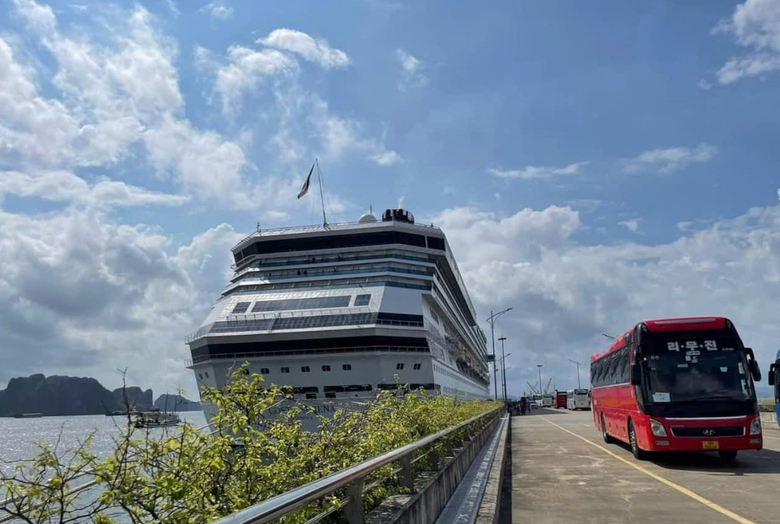 Si&ecirc;u t&agrave;u biển đưa gần 4.000 kh&aacute;ch quốc tế v&agrave; thủy thủ thăm Hạ Long- Ảnh 1.