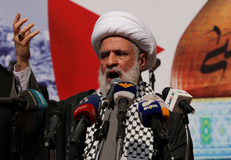 Bất chấp loạt chỉ huy bị hạ s&aacute;t, Ph&oacute; l&atilde;nh đạo Hezbollah tuy&ecirc;n bố sẽ hoạt động mạnh hơn- Ảnh 1.