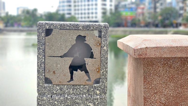 Dấu t&iacute;ch Giảng V&otilde; trường tại phố đi bộ thứ 7 ở H&agrave; Nội- Ảnh 4.