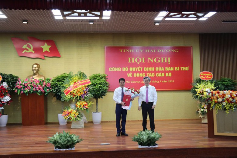 Tư lệnh Cảnh s&aacute;t cơ động giữ chức Ph&oacute; b&iacute; thư Tỉnh ủy Hải Dương- Ảnh 1.