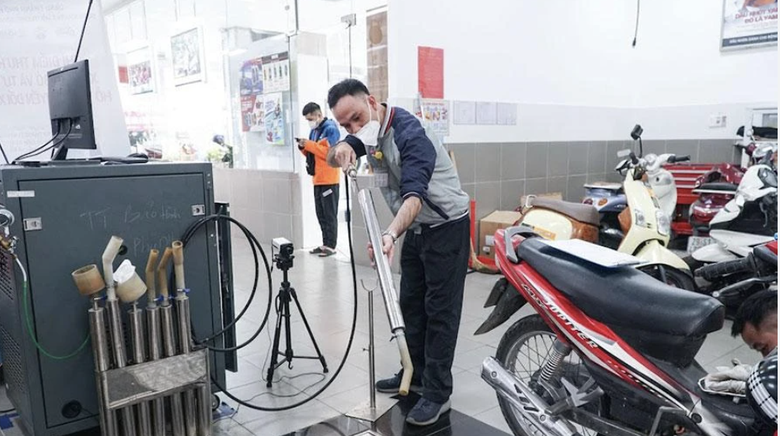 Đề xuất quy tr&igrave;nh kiểm định kh&iacute; thải m&ocirc; t&ocirc;, xe gắn m&aacute;y- Ảnh 1.