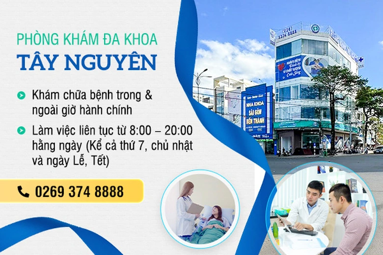 Ph&ograve;ng kh&aacute;m Đa khoa T&acirc;y Nguy&ecirc;n - cơ sở y tế uy t&iacute;n ở Gia Lai- Ảnh 3.