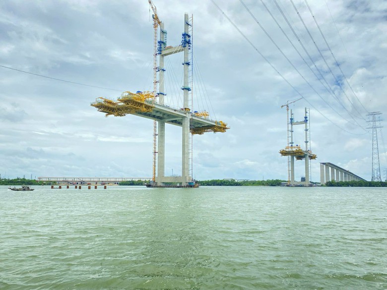 Cầu d&acirc;y văng c&oacute; tĩnh kh&ocirc;ng th&ocirc;ng thuyền cao nhất Việt Nam l&agrave;m đến đ&acirc;u?- Ảnh 6.